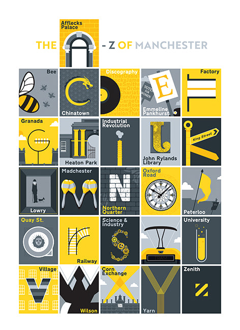 The A-Z of Manchester, Manchester Tea Towel