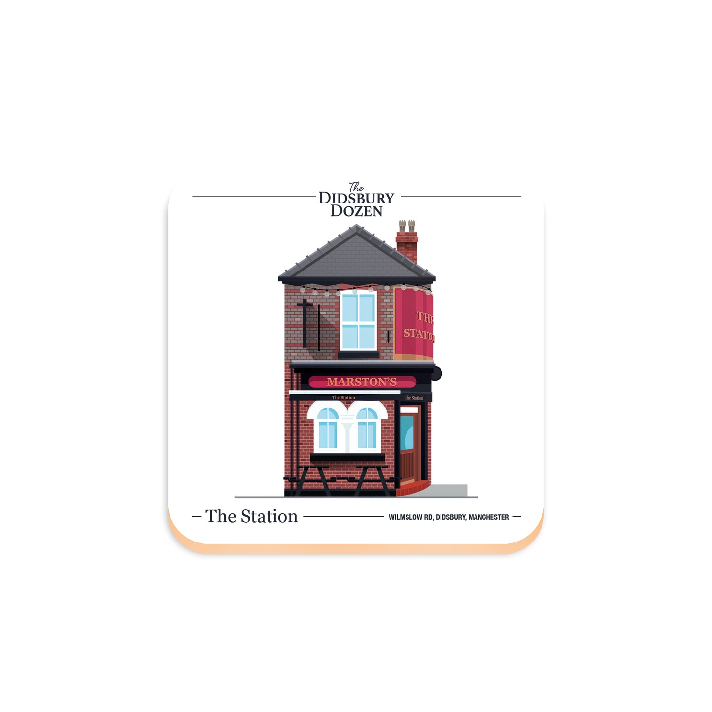 The Station, Didsbury, Manchester coaster