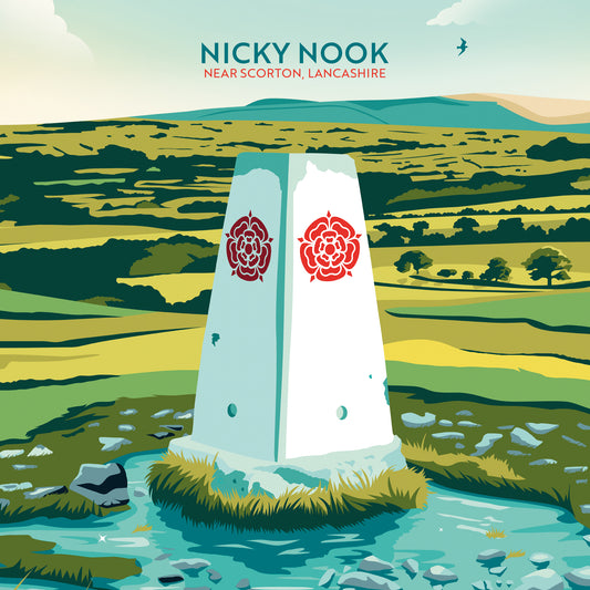 Nicky Nook, Lancashire, Greetings card