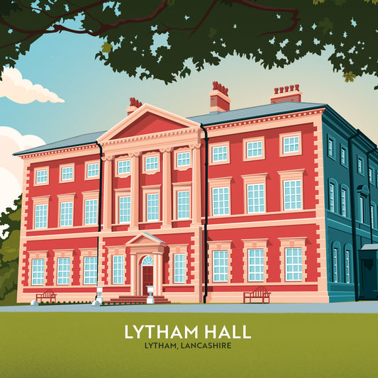 Lytham Hall, Lancashire Greetings card