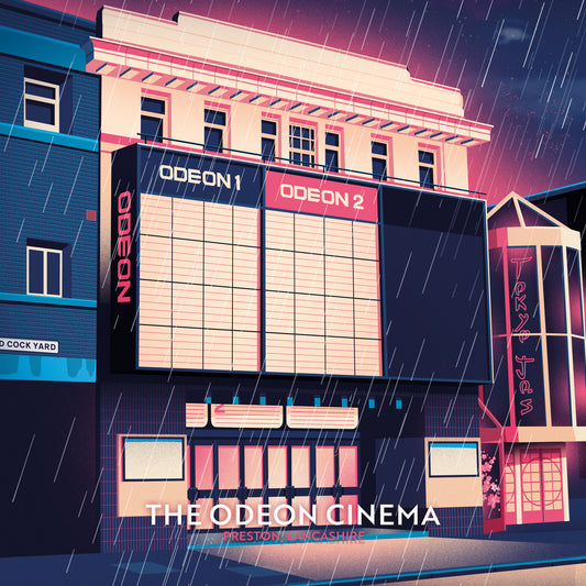The Odeon, Preston, Lancashire Greetings card