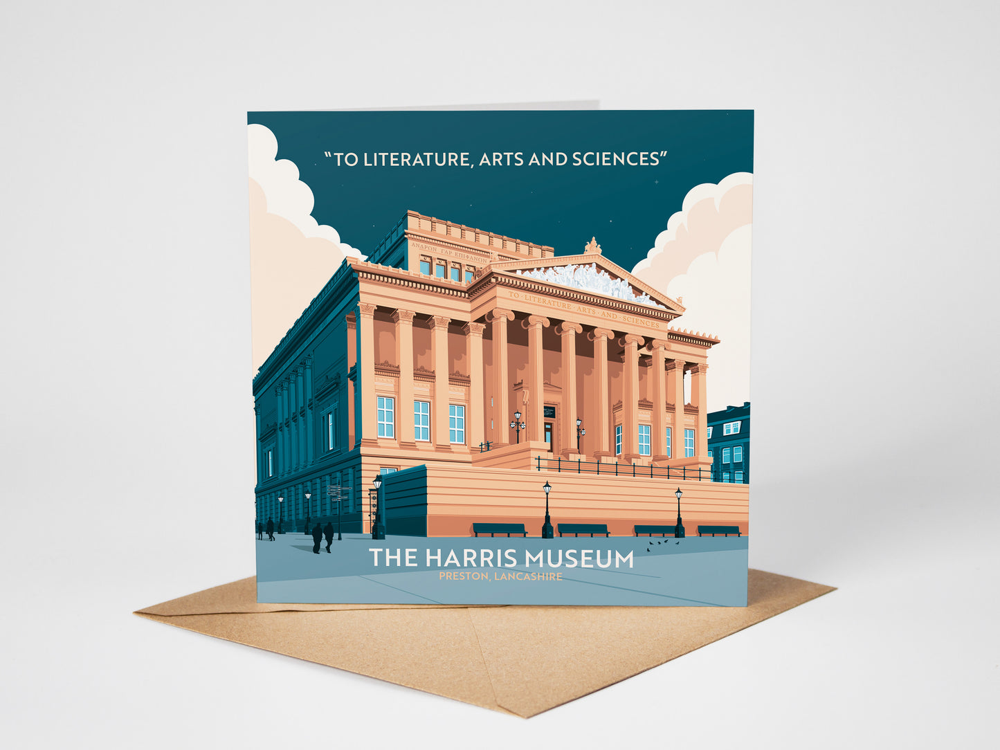 The Harris Museum, Preston, Lancashire Greetings card