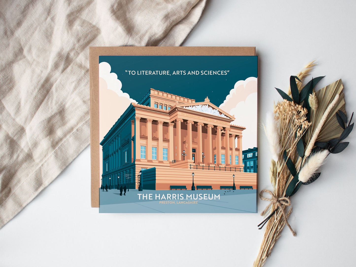 The Harris Museum, Preston, Lancashire Greetings card