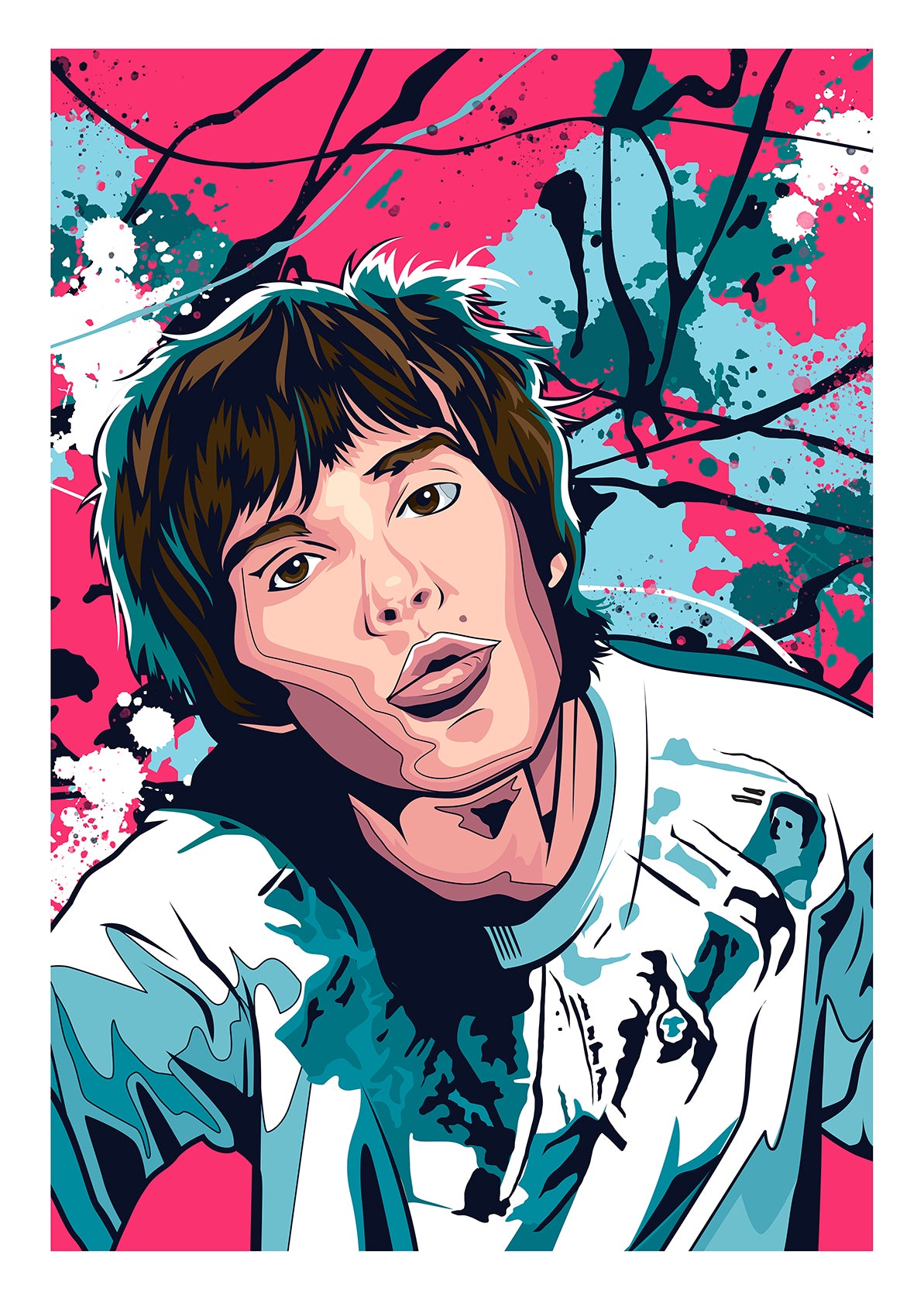 Ian Brown – The Stone Roses Art Print