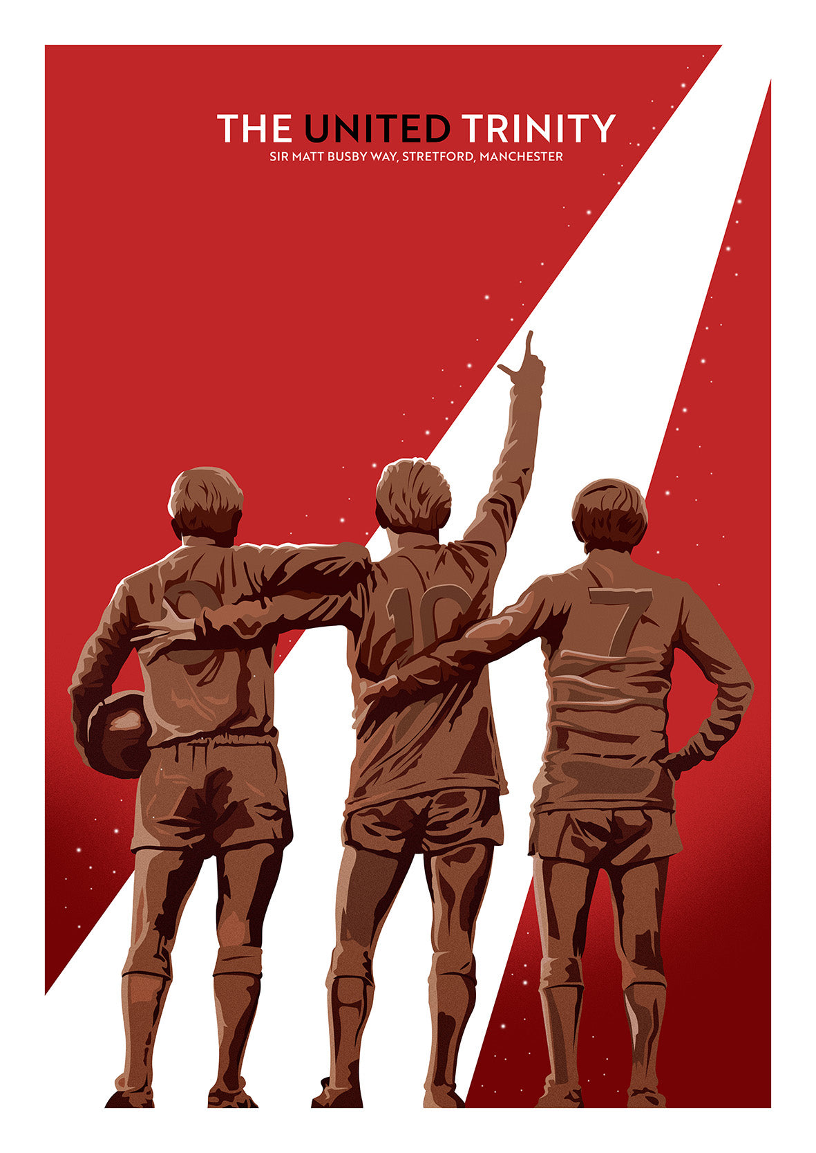 The United Trinity – Manchester United Art Print