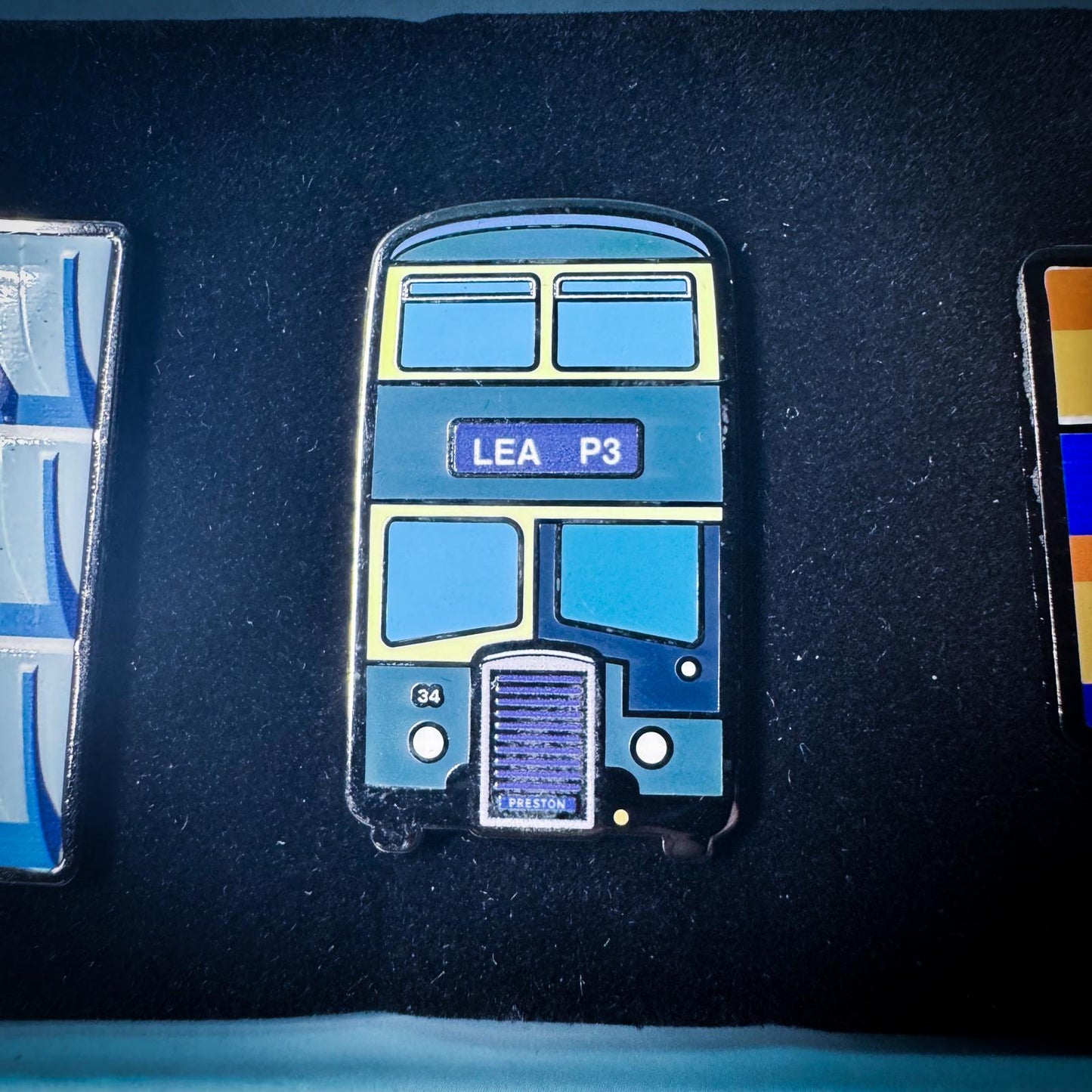 Preston Bus Station Pin badge gift set