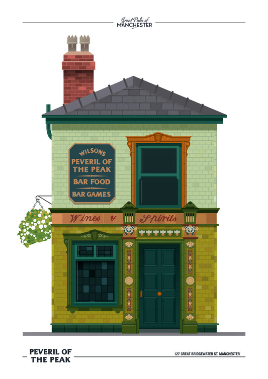 Peveril of the Peak – Manchester Art Print