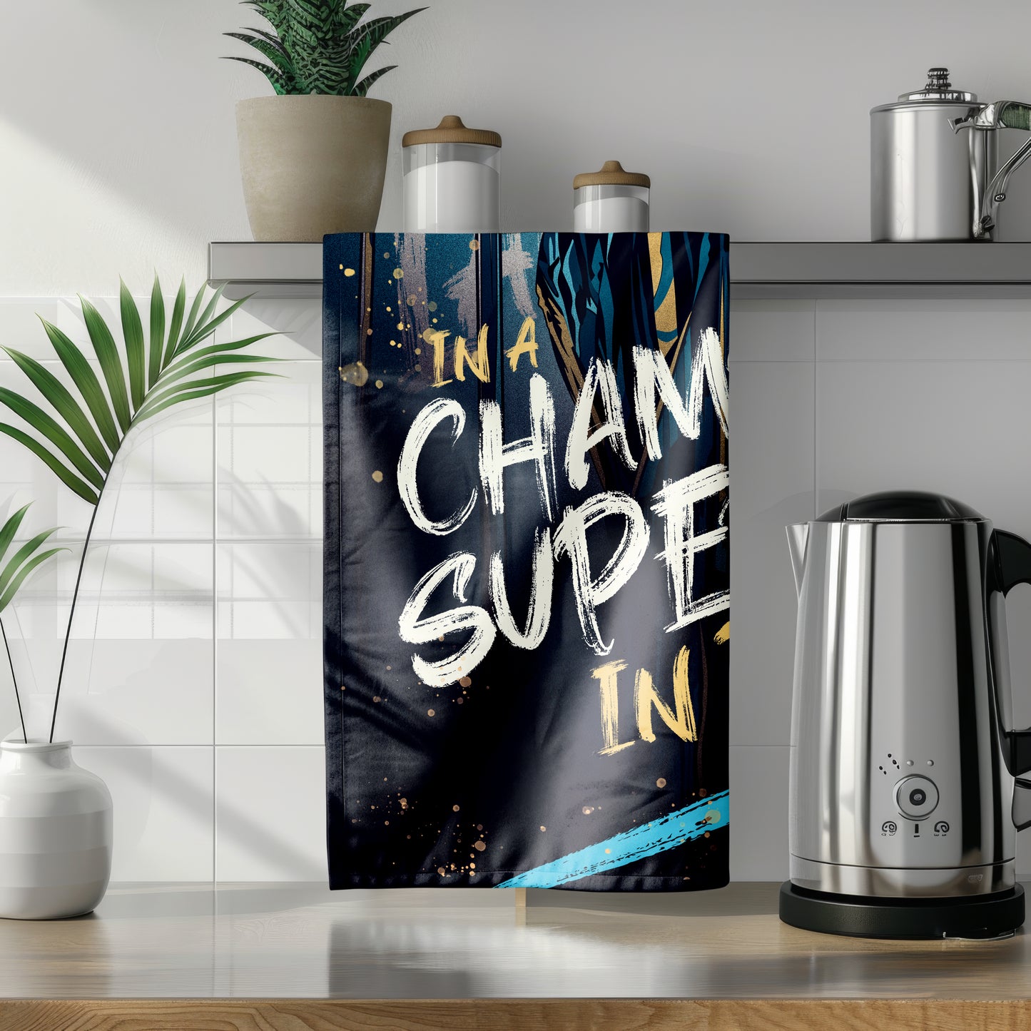 Champagne supernova, Oasis Tea Towel