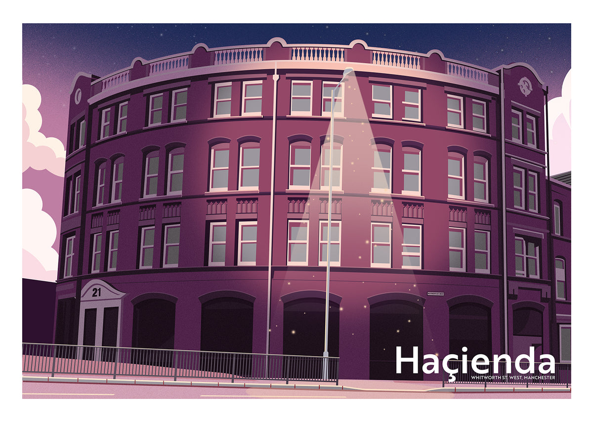 Haçienda Nightclub - Manchester Art print
