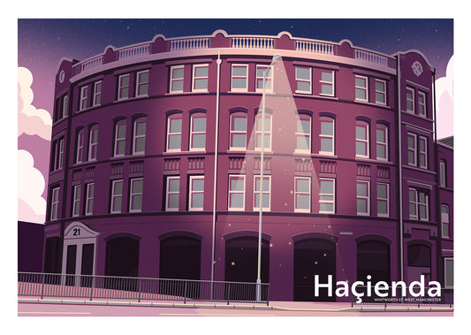 Haçienda Nightclub - Manchester Art print
