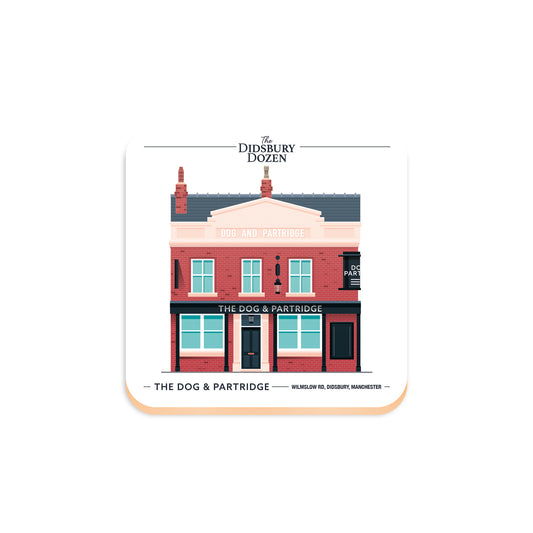 The Dog & Partridge, Didsbury, Manchester coaster