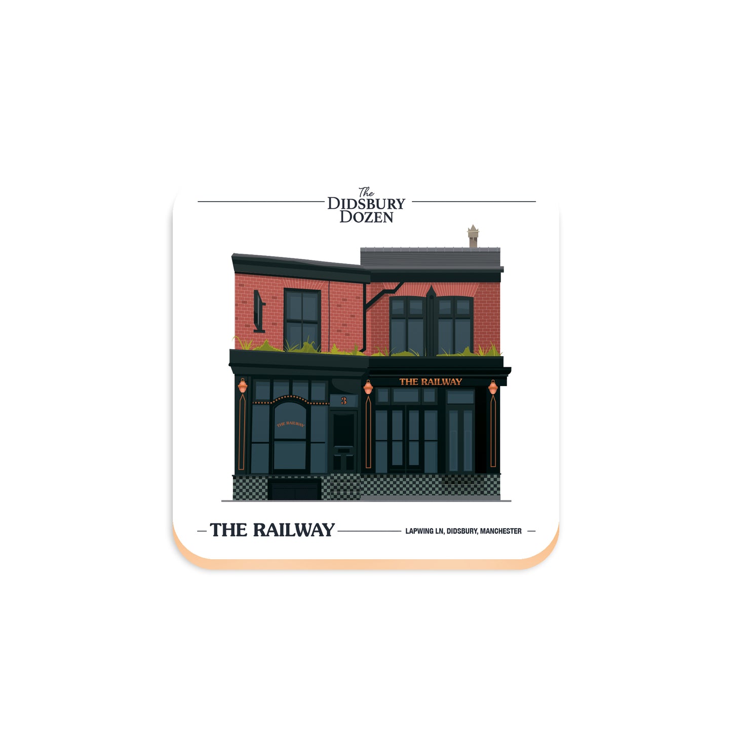 The Railway, Didsbury, Manchester coaster