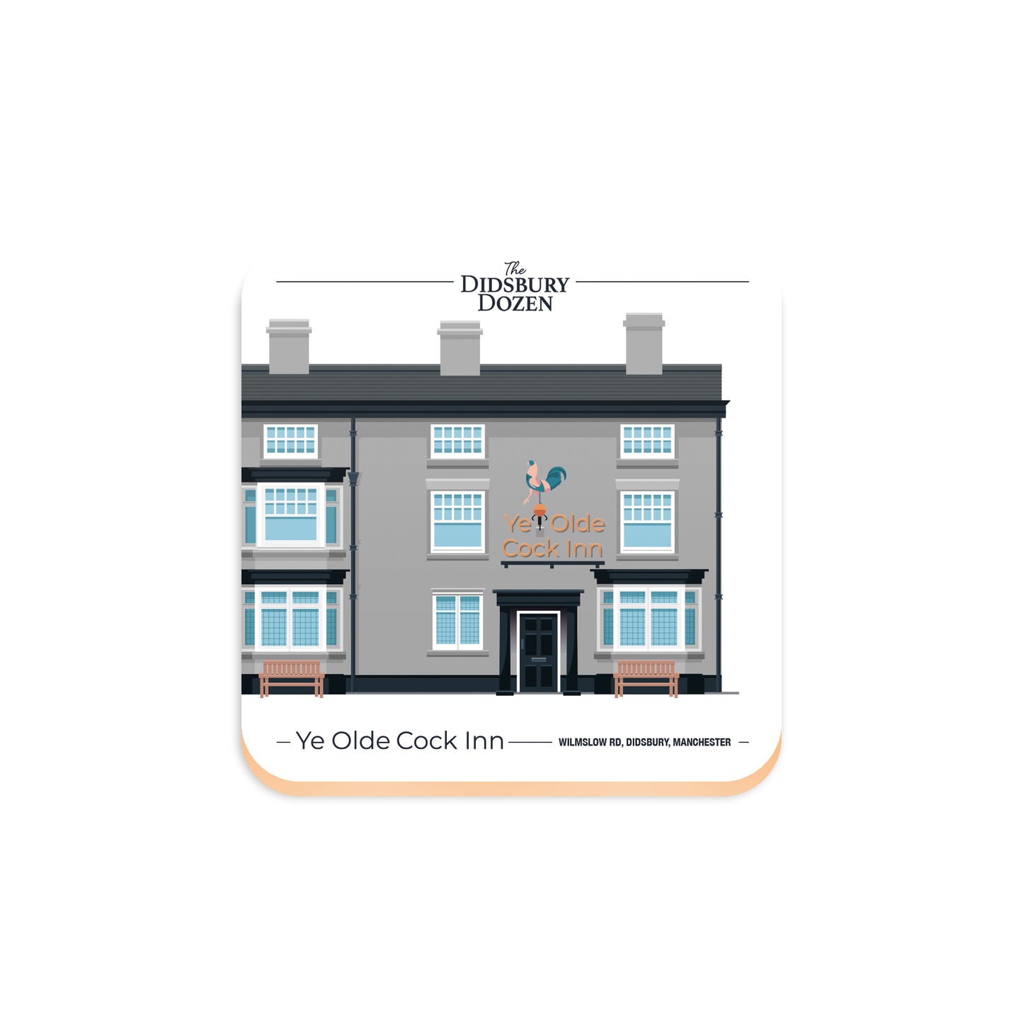 Ye Olde Cock Inn, Didsbury, Manchester coaster
