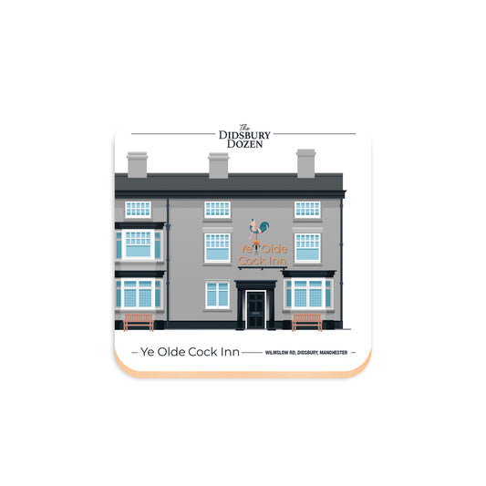 Ye Olde Cock Inn, Didsbury, Manchester coaster