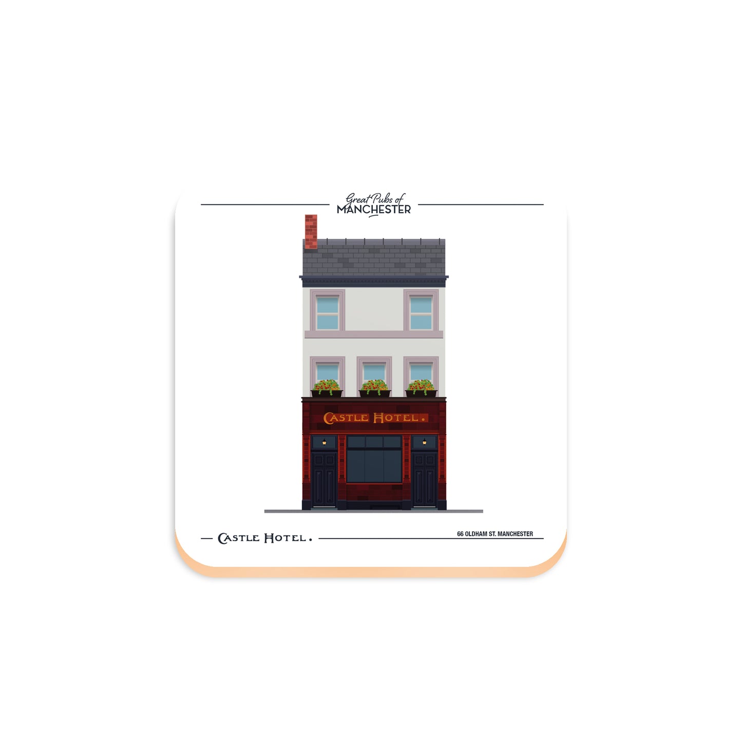 The Salmon of Knowledge, Didsbury, Manchester coaster