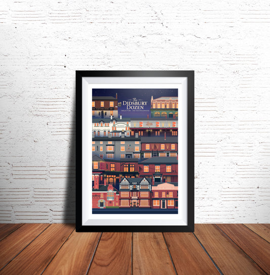 The Didsbury Dozen (12 pub print)