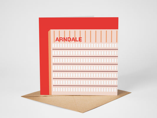 Iconic Arndale Centre,  Manchester, Greetings card