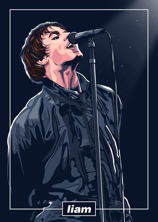 Liam Gallagher – Oasis Art Print