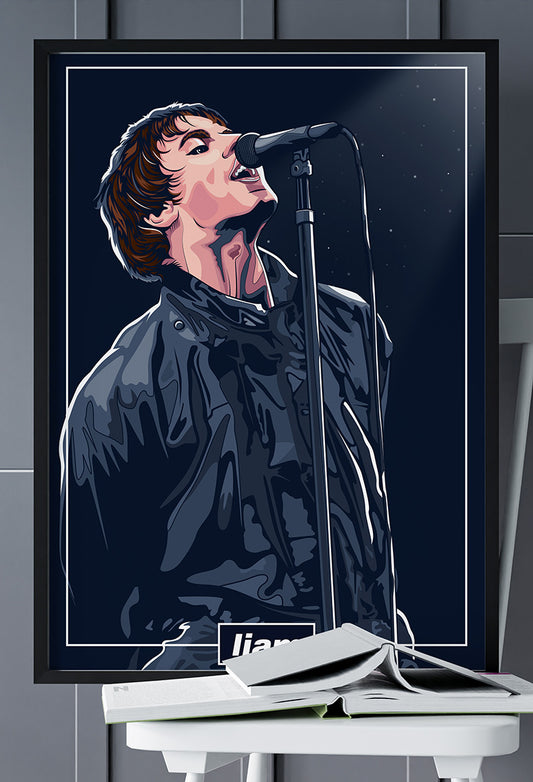 Liam Gallagher – Oasis Art Print