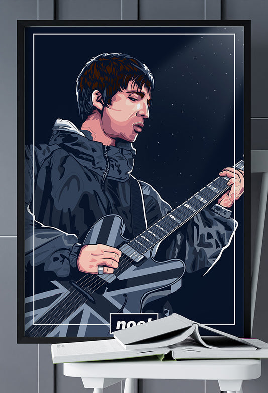 Noel Gallagher – Oasis Art Print