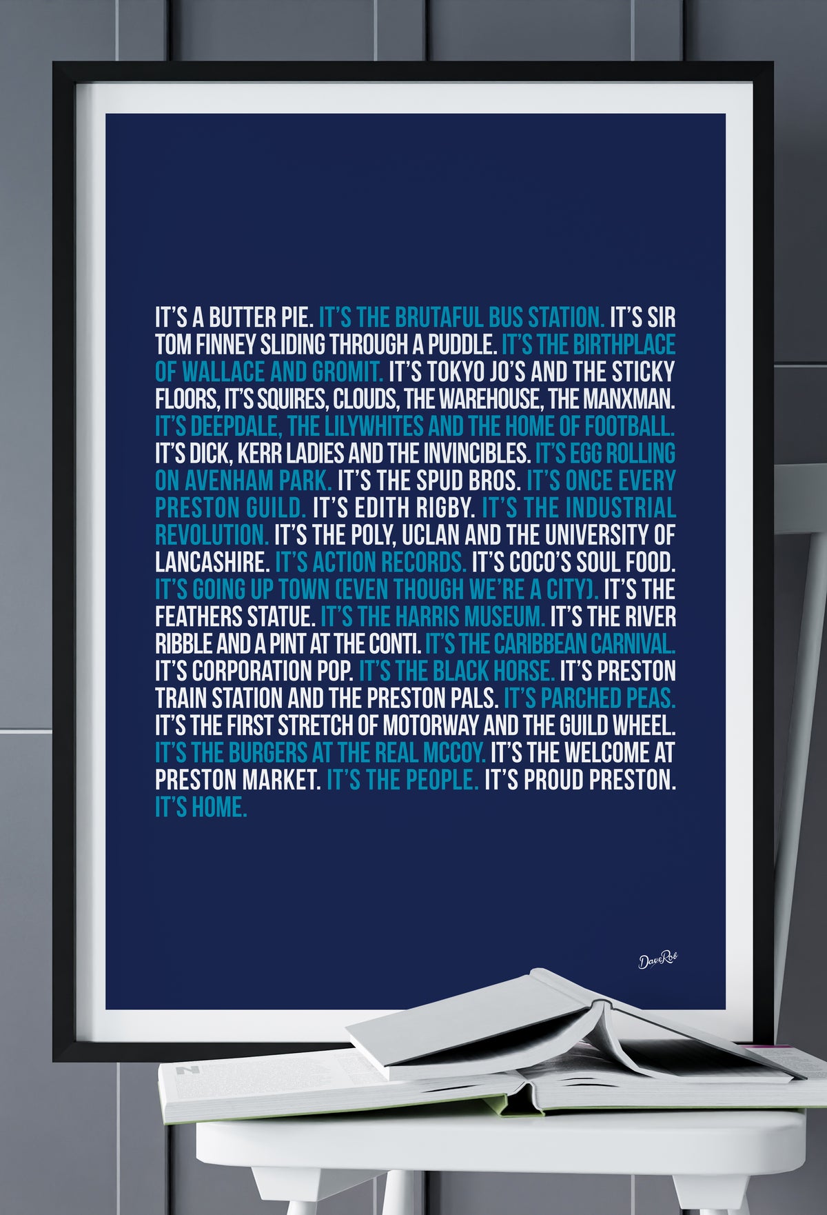 It's Preston Art Print