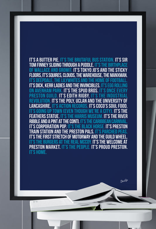 It's Preston Art Print