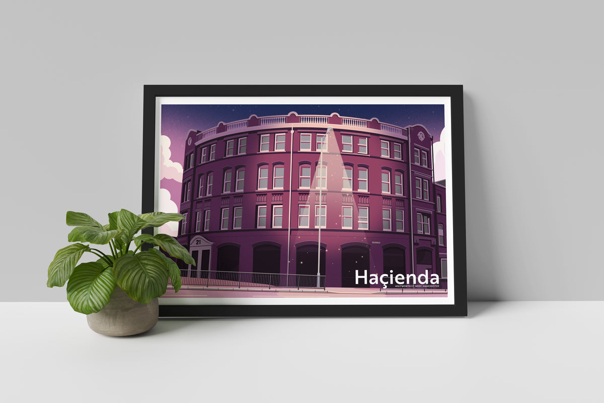Haçienda Nightclub - Manchester Art print