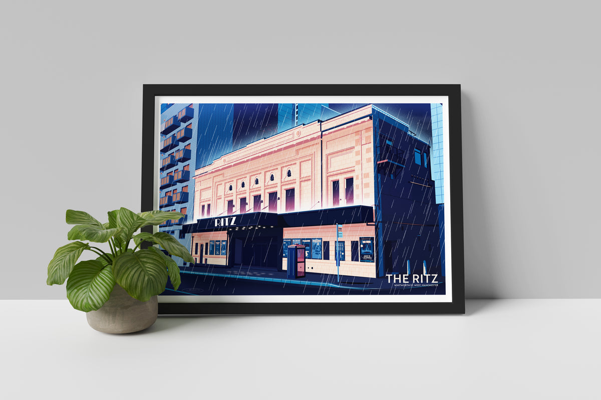 The Ritz - Manchester Art print
