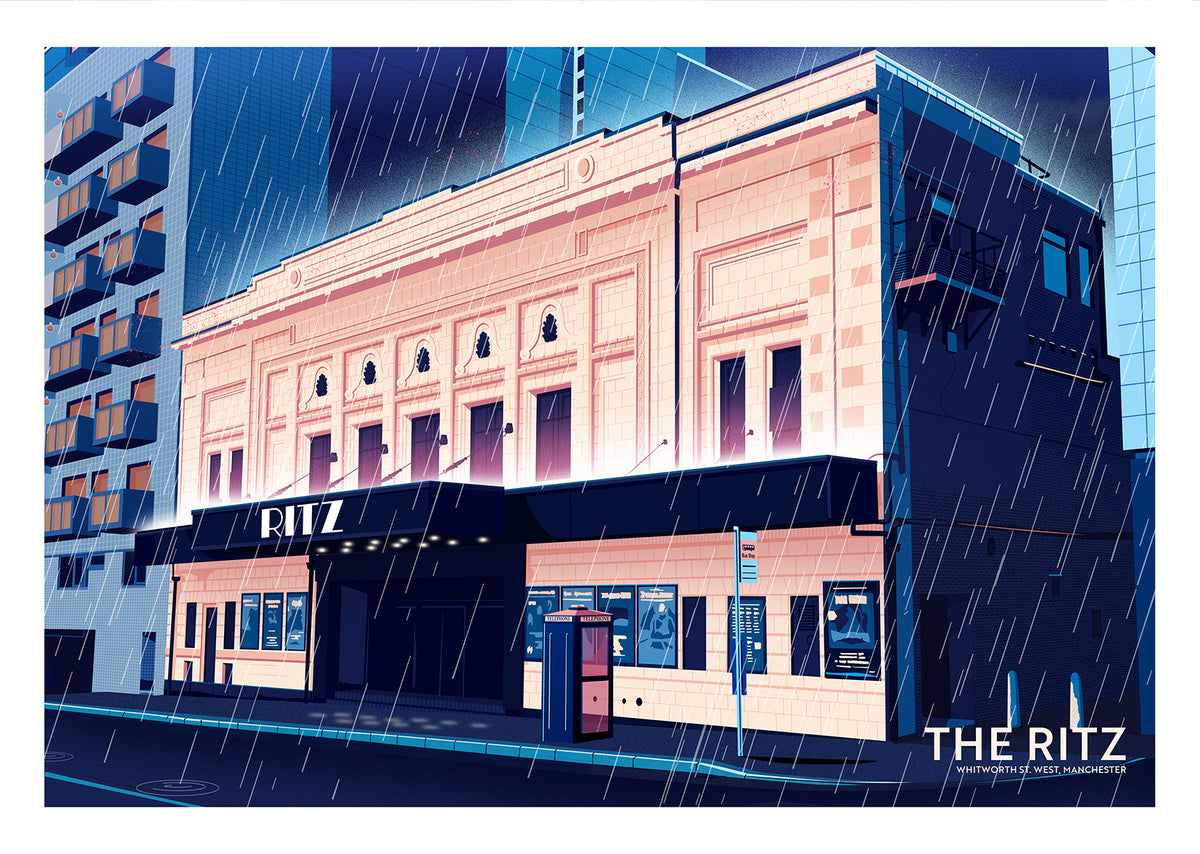 The Ritz - Manchester Art print