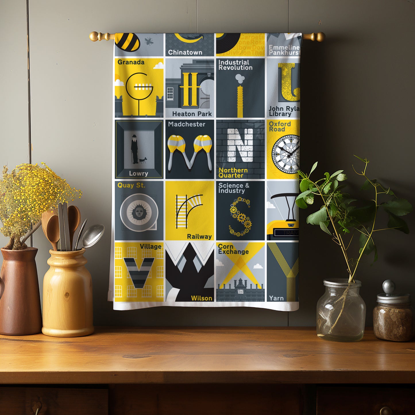 The A-Z of Manchester, Manchester Tea Towel